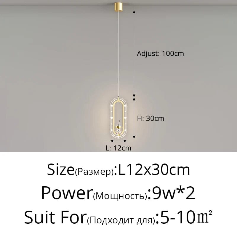 Suspension LED élégante au design moderne et minimaliste | Marco Lucetti