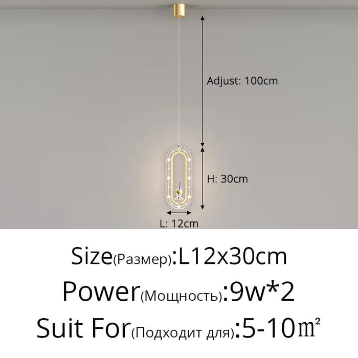 Suspension LED élégante au design moderne et minimaliste | Marco Lucetti
