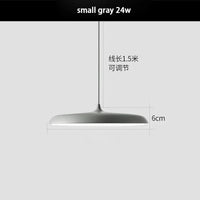 Suspension LED élégante pour éclairage cuisine, style nordique | Marco Lucetti Gris / 40cm 36w / Tricolore sans RC