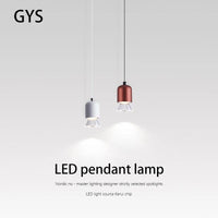 Suspension LED en Aluminium pour Chambre à Coucher avec Projecteur 7W COB | Marco Lucetti