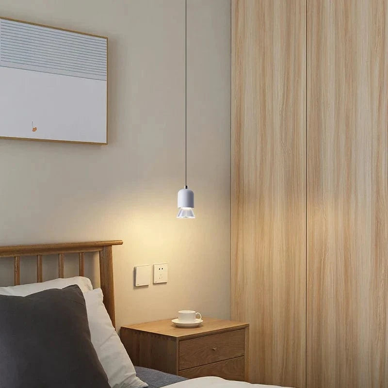 Suspension LED en Aluminium pour Chambre à Coucher avec Projecteur 7W COB | Marco Lucetti