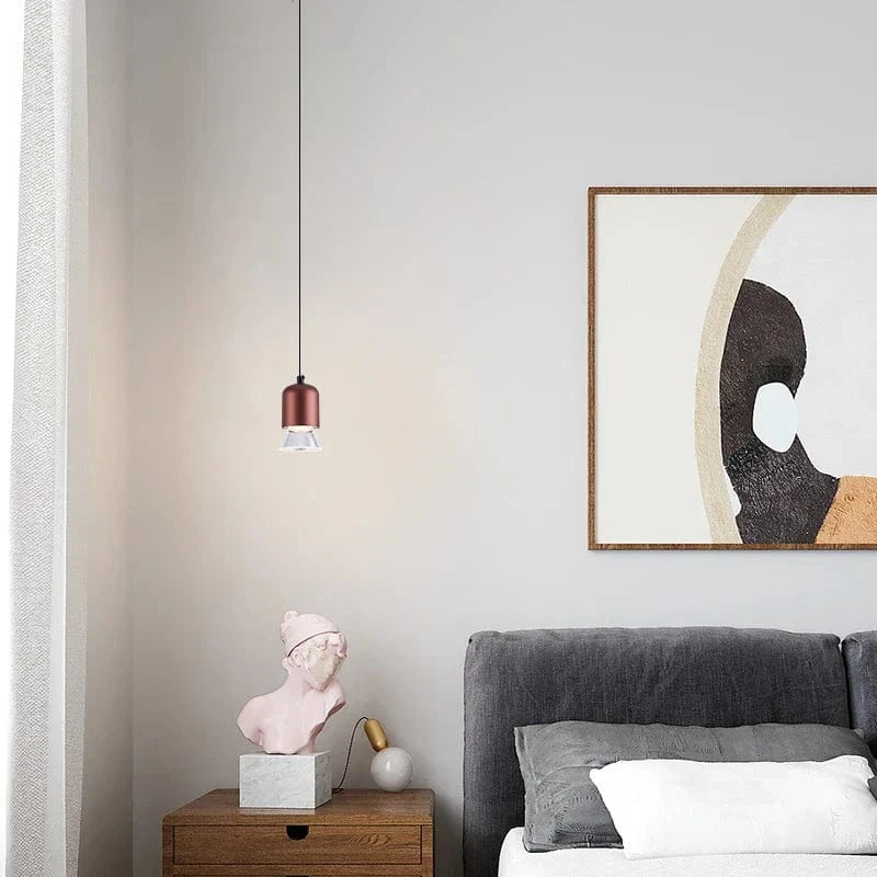 Suspension LED en Aluminium pour Chambre à Coucher avec Projecteur 7W COB | Marco Lucetti