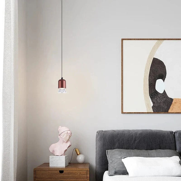 Suspension LED en Aluminium pour Chambre à Coucher avec Projecteur 7W COB | Marco Lucetti