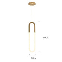 Suspension LED en anneau allongé Hang - Style Moderne | Marco Lucetti