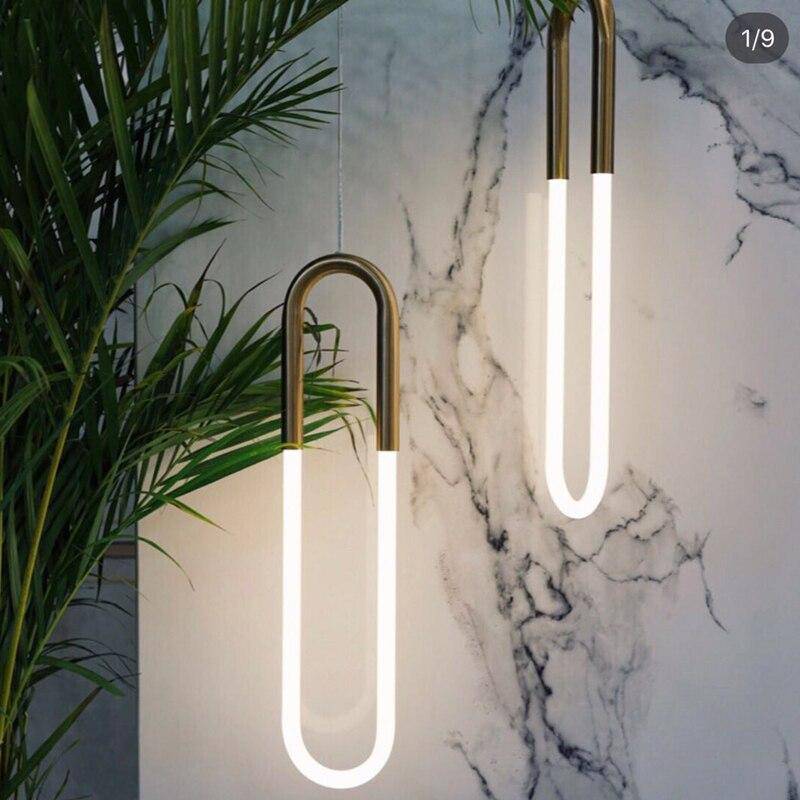Suspension LED en anneau allongé Hang - Style Moderne | Marco Lucetti