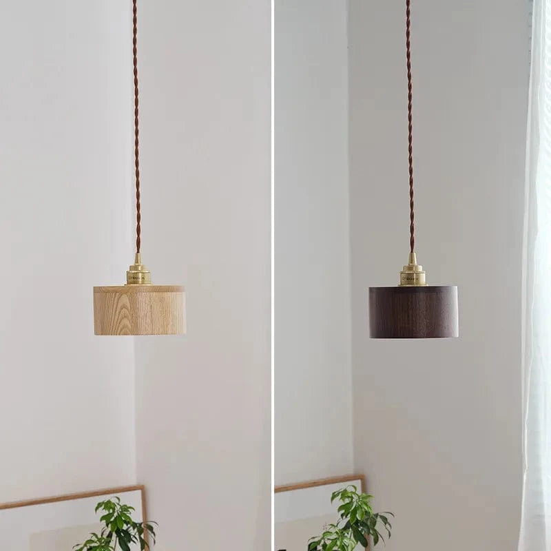 Suspension LED en bois au design nordique contemporain | Marco Lucetti