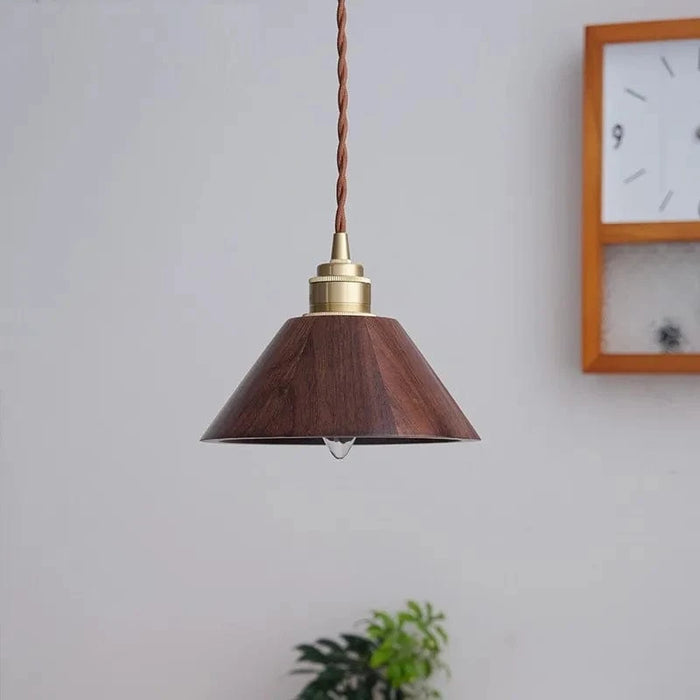 Suspension LED en bois au design nordique loft et moderne | Marco Lucetti