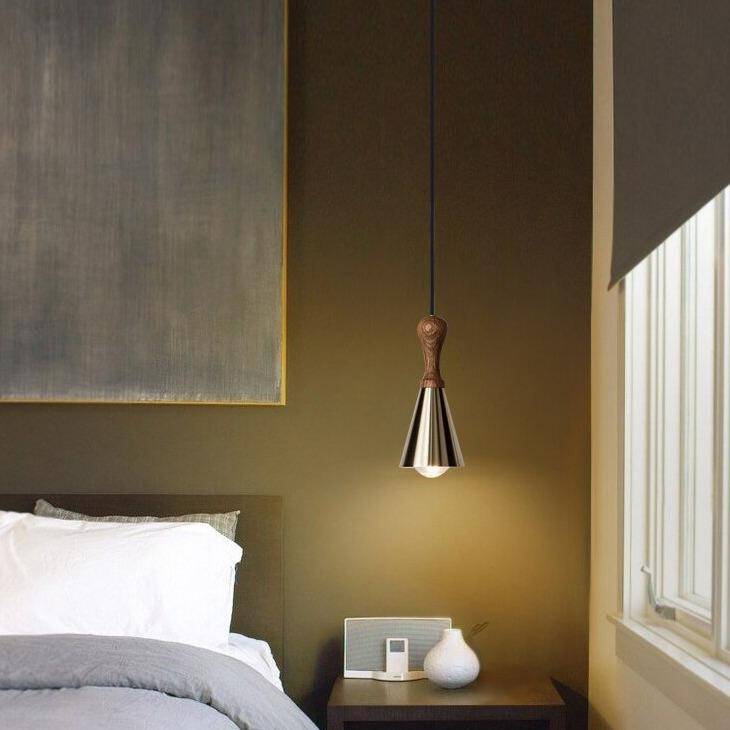 Suspension LED en bois et métal Creative | Marco Lucetti