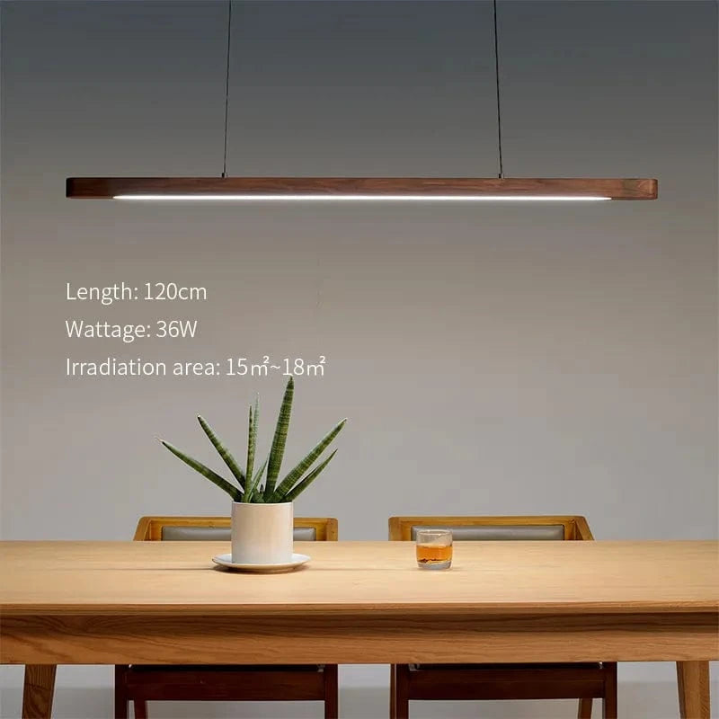 Suspension LED en bois "Nordic Glow" au design moderne et ovale | Marco Lucetti