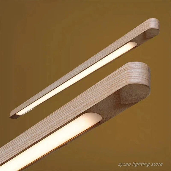 Suspension LED en bois style nordique pour une ambiance unique dans votre restaurant ou bureau. | Marco Lucetti