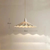 Suspension LED en céramique blanche par un créateur de mode | Marco Lucetti BLANC