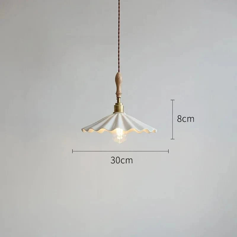 Suspension LED en céramique blanche par un créateur de mode | Marco Lucetti Blanc2