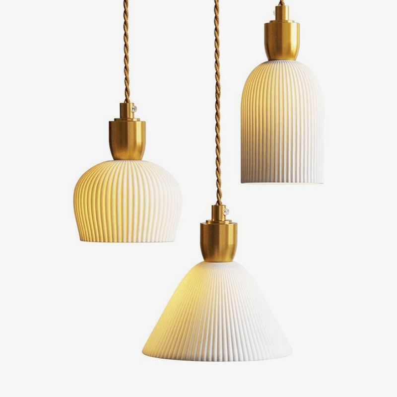 Suspension LED céramique design