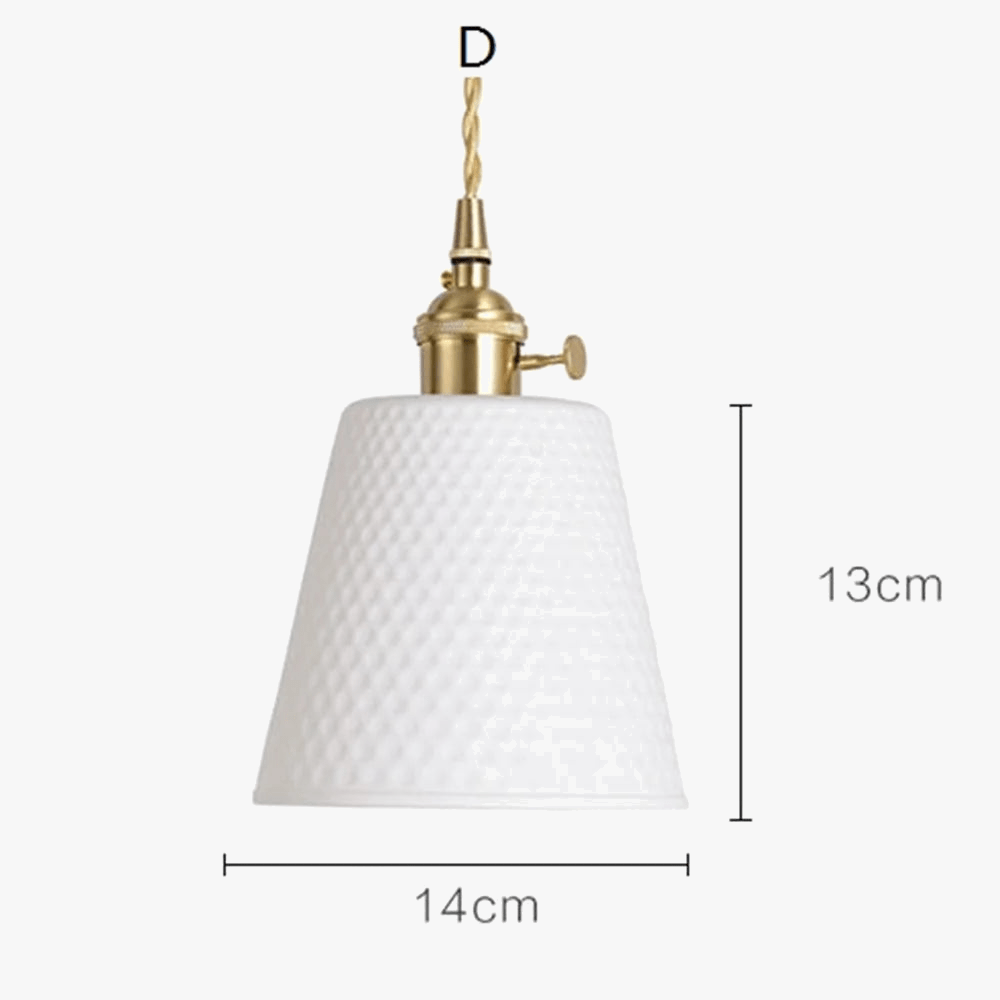 Suspension LED en céramique design moderne pour un loft branché | Marco Lucetti