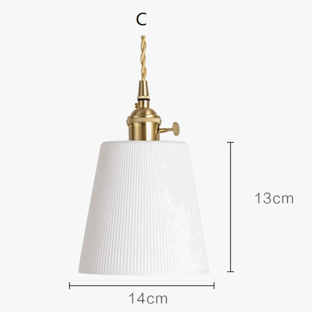 Suspension LED en céramique design moderne pour un loft branché | Marco Lucetti