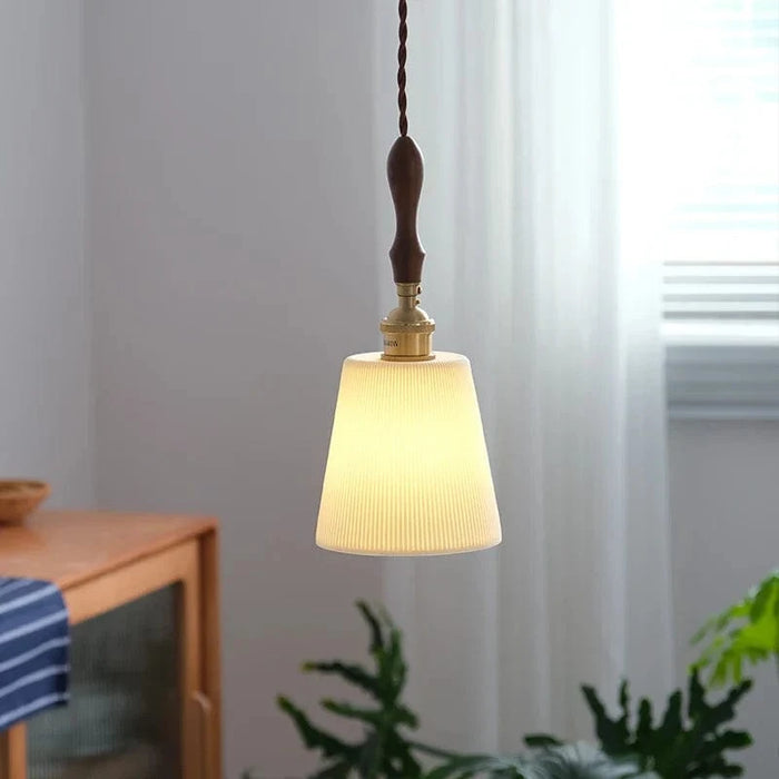 Suspension LED en céramique japonaise pour cuisine de restaurant | Marco Lucetti