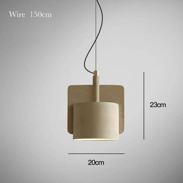Suspension LED en ciment design | Marco Lucetti Jaune - C