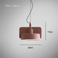 Suspension LED en ciment design | Marco Lucetti Rouge - A