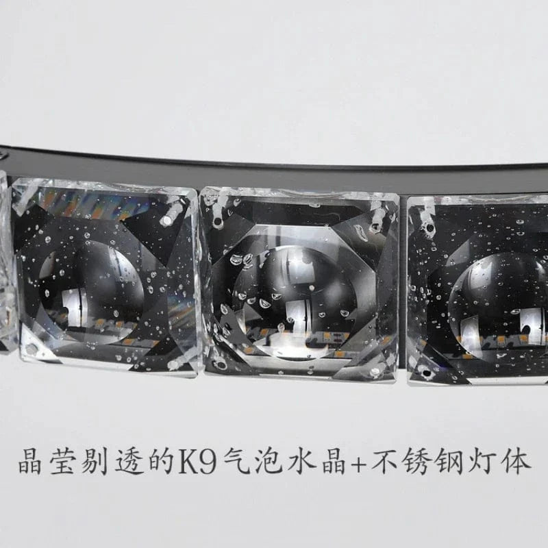 Suspension LED en Cristal avec Intensité Variable | Marco Lucetti