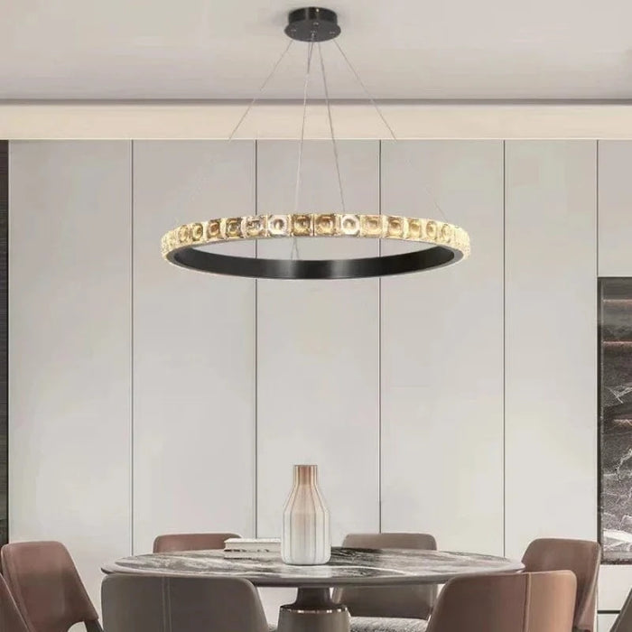 Suspension LED en Cristal avec Intensité Variable | Marco Lucetti