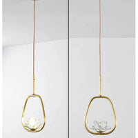 Suspension LED en cristal Zen Glam