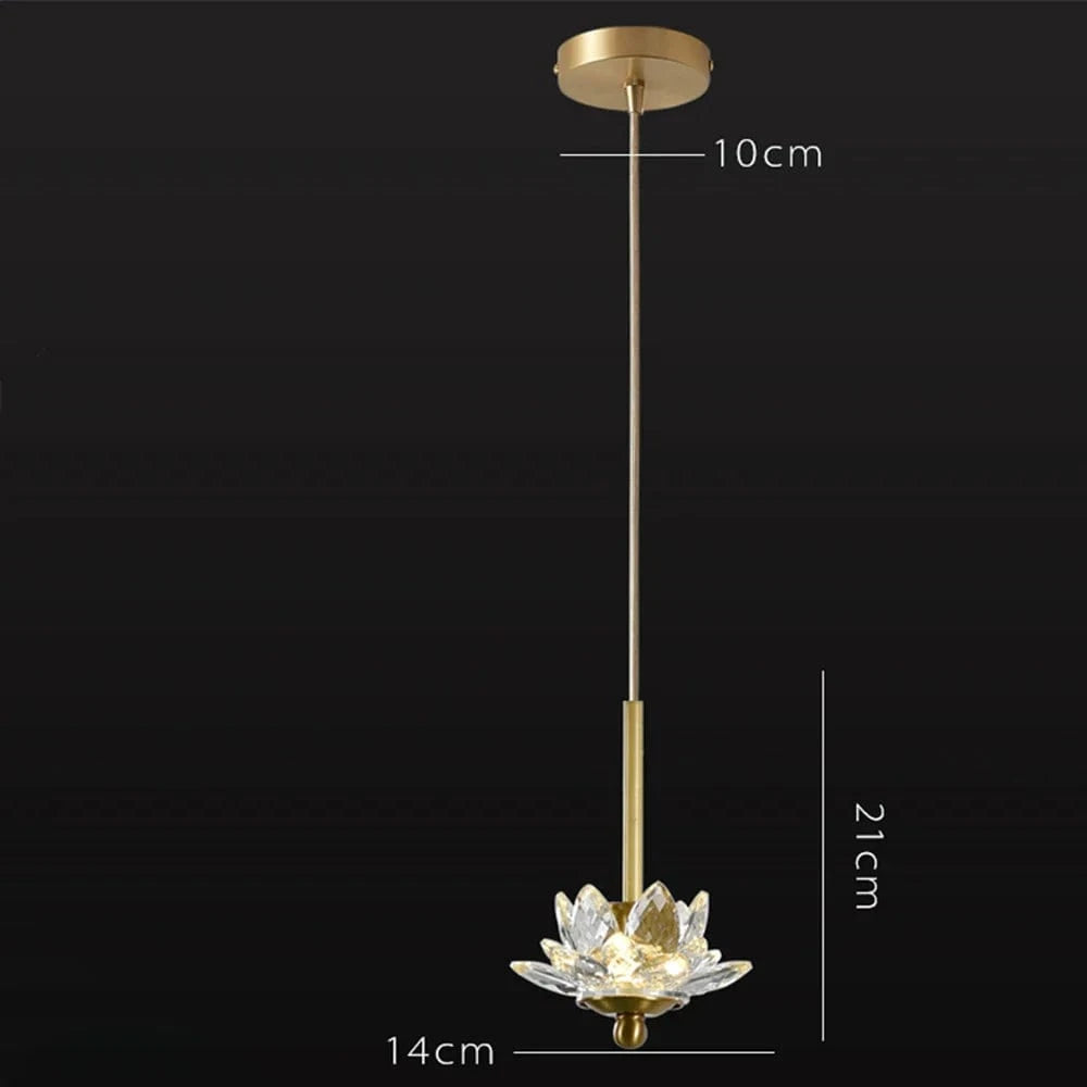 Suspension LED en cristal Zen Glam | Marco Lucetti B Dia14cm