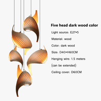 Suspension LED en érable plié - Design Japonais | Marco Lucetti