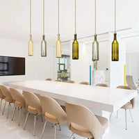 Suspension LED en laiton et verre design contemporain décoratif | Marco Lucetti