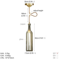 Suspension LED en laiton et verre design contemporain décoratif | Marco Lucetti Gris / 0-5W