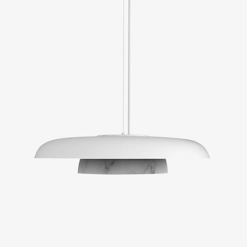Suspension LED en marbre blanc HomeLux | Marco Lucetti