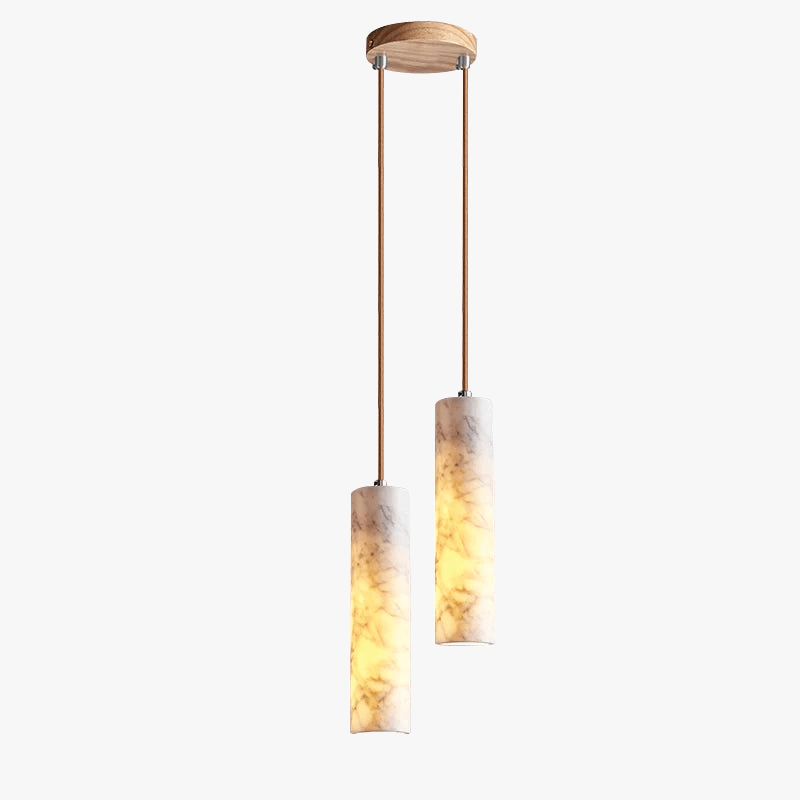 Suspension LED en marbre design de luxe | Marco Lucetti