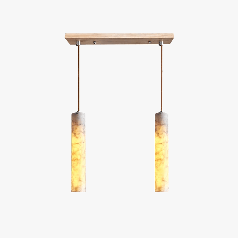 Suspension LED en marbre design de luxe | Marco Lucetti