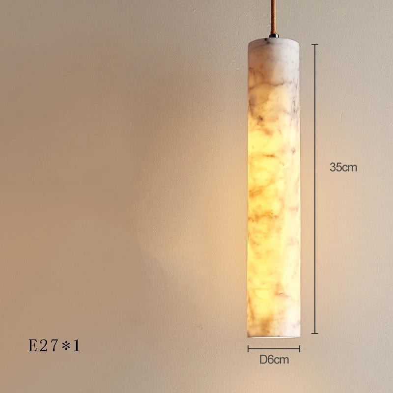 Suspension LED en marbre design de luxe | Marco Lucetti 35 cm / Or / Lumière chaude