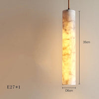 Suspension LED en marbre design de luxe | Marco Lucetti 35 cm / Or / Lumière chaude