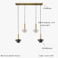 Suspension LED en marbre pour illuminer votre intérieur | Marco Lucetti