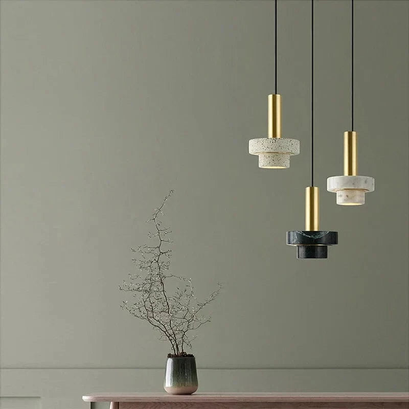 Suspension LED en marbre pour illuminer votre intérieur | Marco Lucetti
