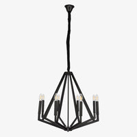 Suspension LED en métal Strassy Diamond | Marco Lucetti Noir