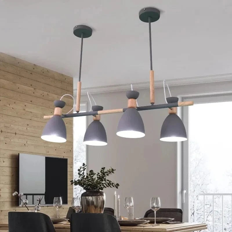 Suspension LED en Rondins Nordiques - Déco Inspirante | Marco Lucetti