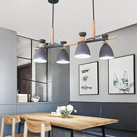 Suspension LED en Rondins Nordiques - Déco Inspirante | Marco Lucetti Noir