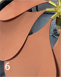 Suspension LED en tissu nordique - Décoration d'intérieur de qualité | Marco Lucetti Couleur 6 / Lumière chaude / D80cm