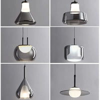 Suspension LED en verre au design nordique minimaliste - Luminairia