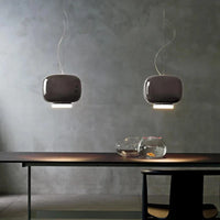 Suspension LED en verre au design scandinave contemporain | Marco Lucetti