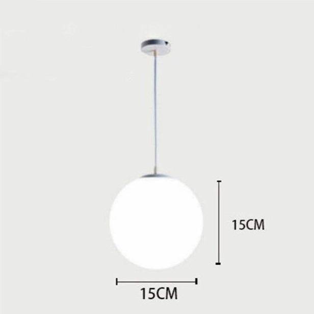Suspension LED en verre blanc pour un Loft Chic | Marco Lucetti