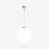 Suspension LED en verre blanc pour un Loft Chic | Marco Lucetti 15cm