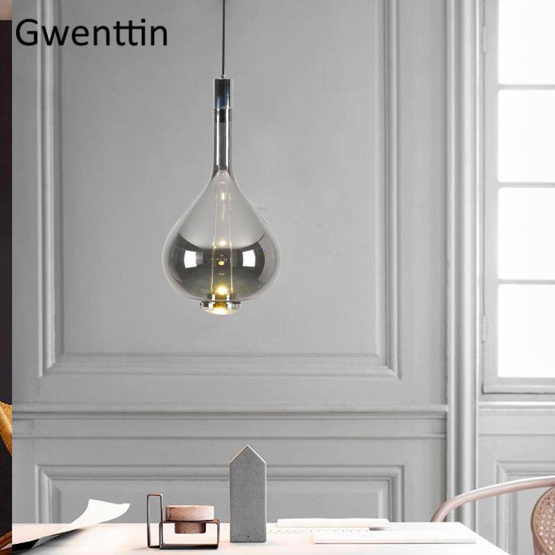 Suspension LED en verre coloré Waterdrop. | Marco Lucetti