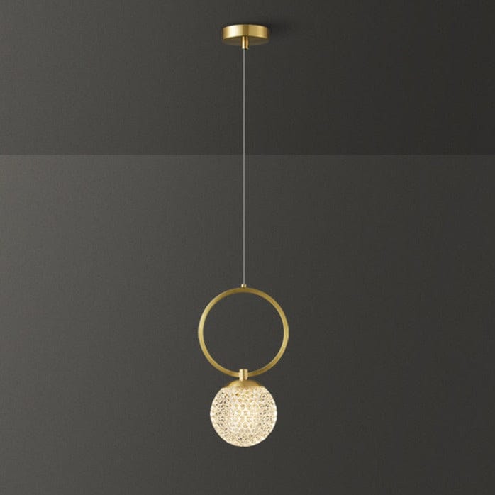 Suspension LED en verre cristal de luxe. | Marco Lucetti