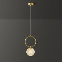 Suspension LED en verre cristal de luxe. | Marco Lucetti