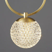 Suspension LED en verre cristal de luxe. | Marco Lucetti