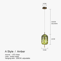 Suspension LED en verre de luxe | Marco Lucetti