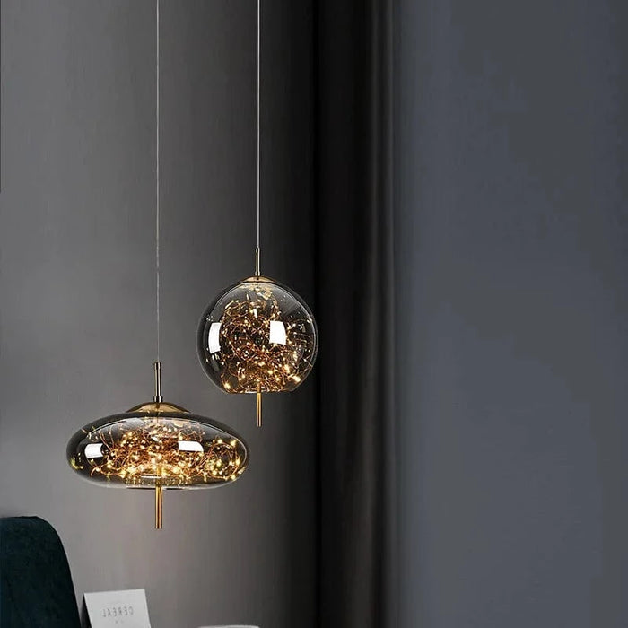 Suspension LED en verre de luxe | Marco Lucetti